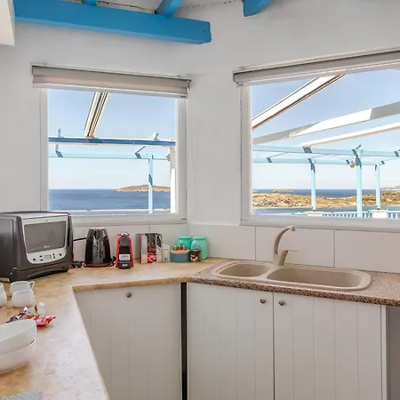 别墅 Blue Waves View Andros *