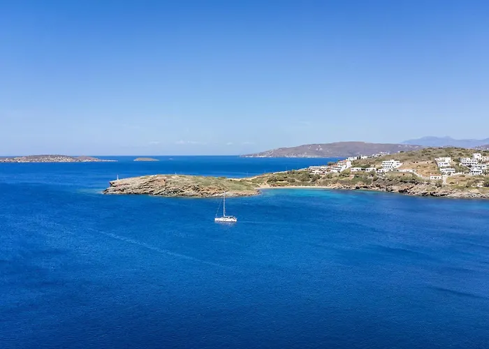 Blue Waves View Andros ヴィラ バトシ