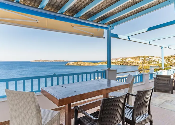 Blue Waves View Andros ヴィラ